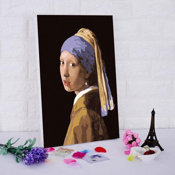 Girl With a Pearl Earring - Van-Go Paint-by-Number Kit