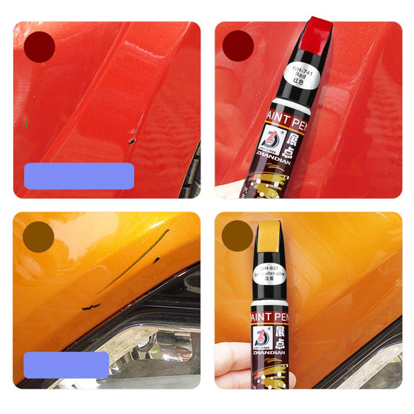 Pompotops 5ML Car Scratch Repair Remover Pen Colors Auto Car Coat Paint Pen  Up Scratch Clear Repair Remover Tool (Silver)