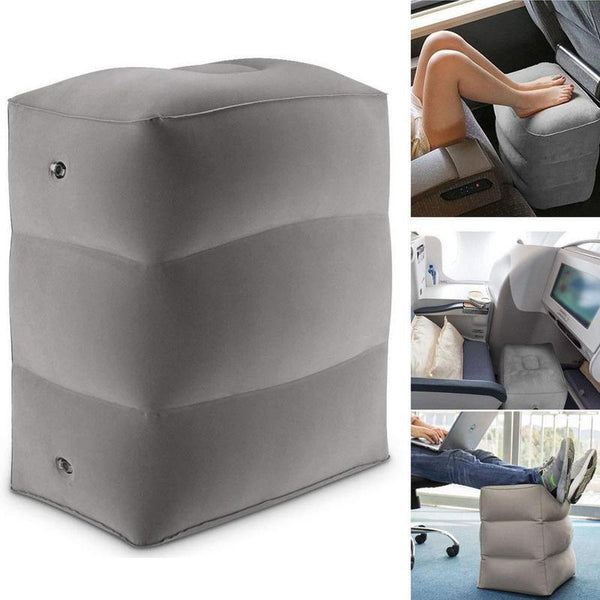 Coussin De Repose-Pieds Gonflable Voyage - Hauteur Réglable Repose Coussin De Repose-Pieds Gonflable Voyage - Hauteur Réglable Repose