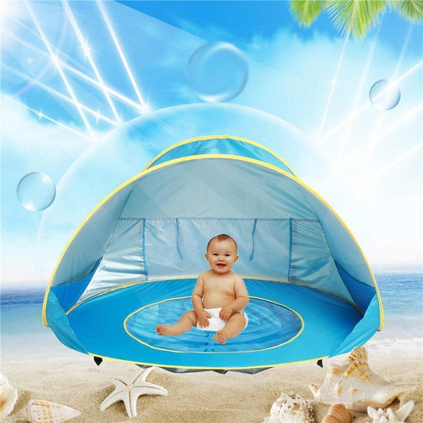 horizon Onbepaald onenigheid UV Protection Baby Beach Tent – Sugar & Cotton