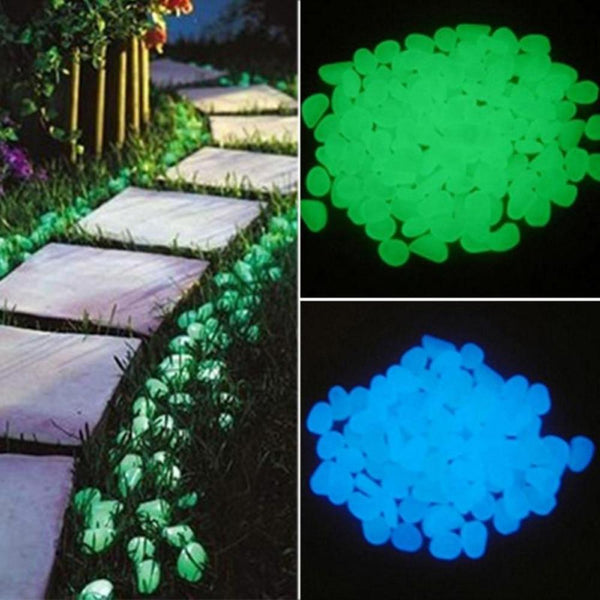 Gleam - Glow-in-the-Dark Garden Pebbles