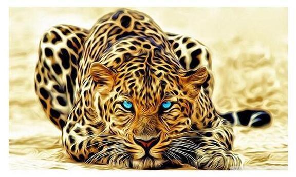 Leopard on the Prowl - GemPaint™ Kit