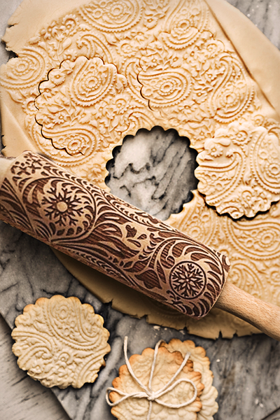 Embossed Holiday Rolling Pins
