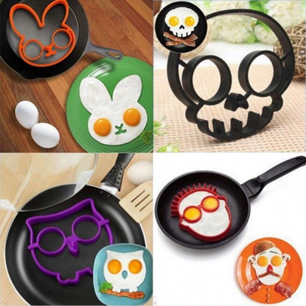 Animal-Shaped Silicone Breakfast Egg Mold