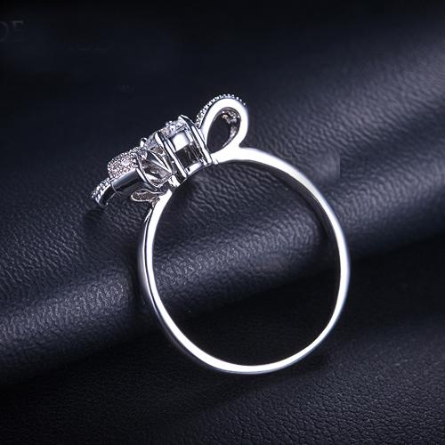 Swiss Crystal Bow Ring