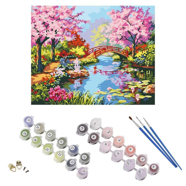 Cherry Blossom - Van-Go Paint-By-Number Kit
