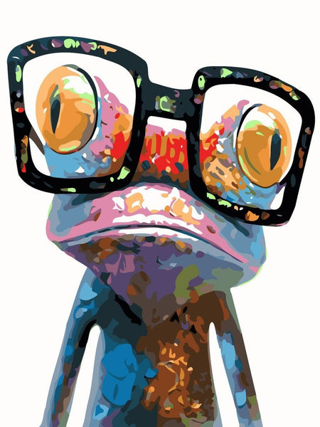 Geeky Frog - Van-Go Paint-By-Number Kit