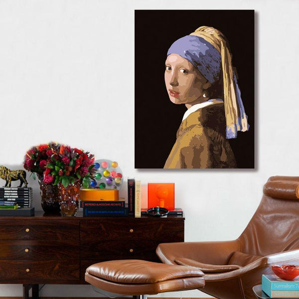 Girl With a Pearl Earring - Van-Go Paint-by-Number Kit