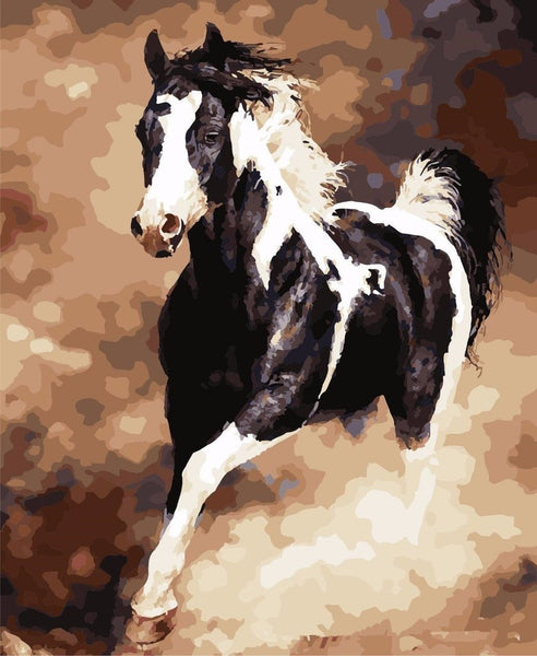 Galloping Horse - Van-Go Paint-By-Number Kit