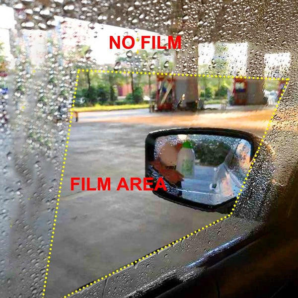 2 Set Anti Fog & Water Proof Car Mirror Film