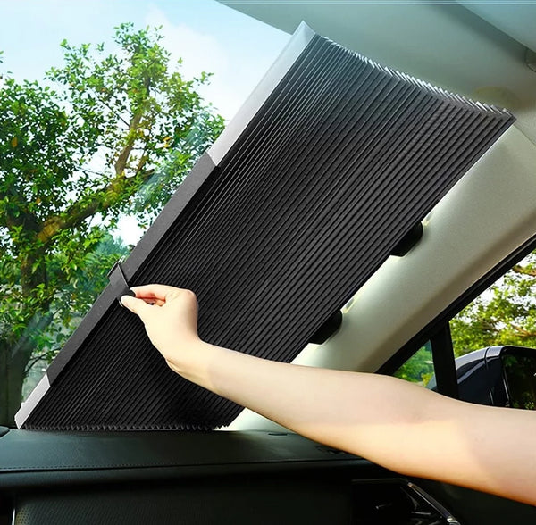 Retractable Front Windshield Sunshade