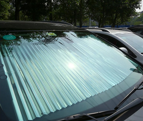 Retractable Front Windshield Sunshade