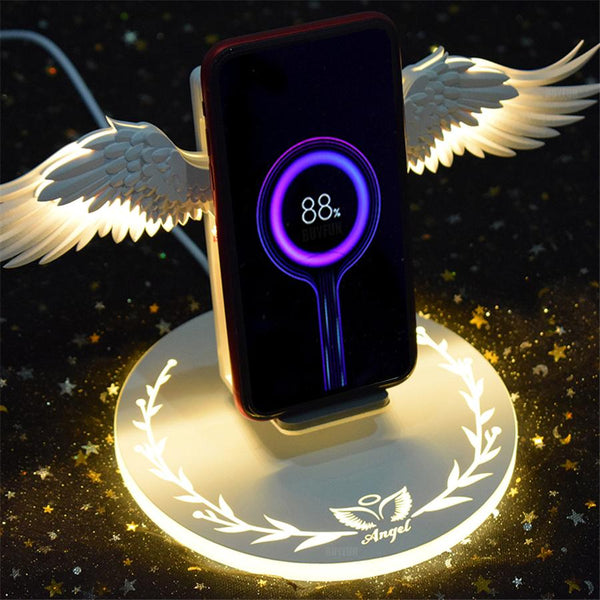 Angel Wing LED Wireless Charger