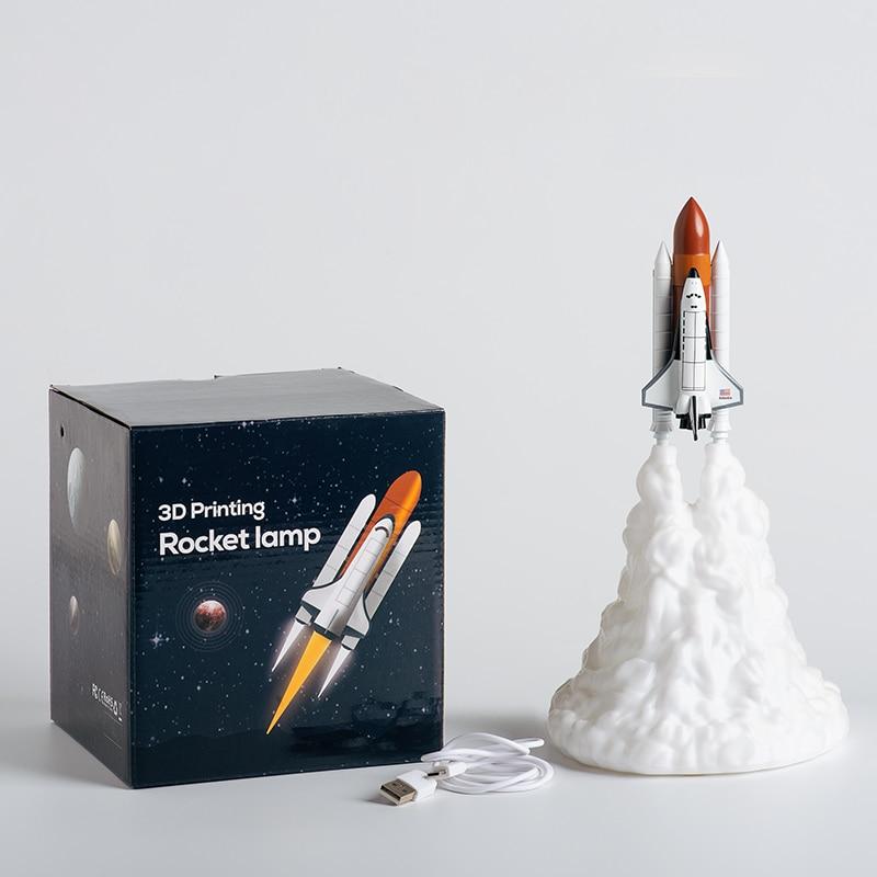 Rokit - 3D Space Shuttle Lamp – Sugar & Cotton