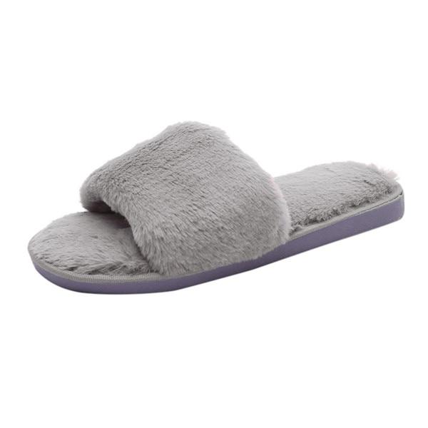 Faux Fur Fluffy Slippers