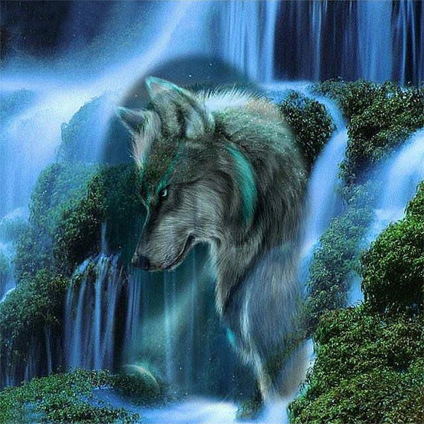 Wolf Spirit Animal - GemPaint™ Kit