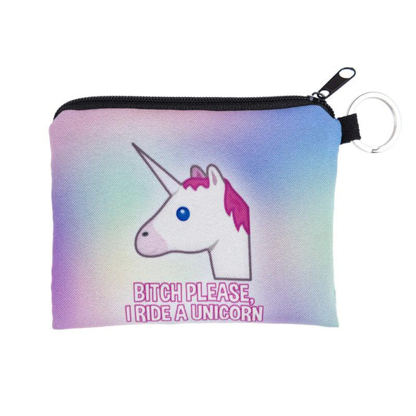 Bitch Please, I Ride a Unicorn - Wallet/Small Makeup Bag