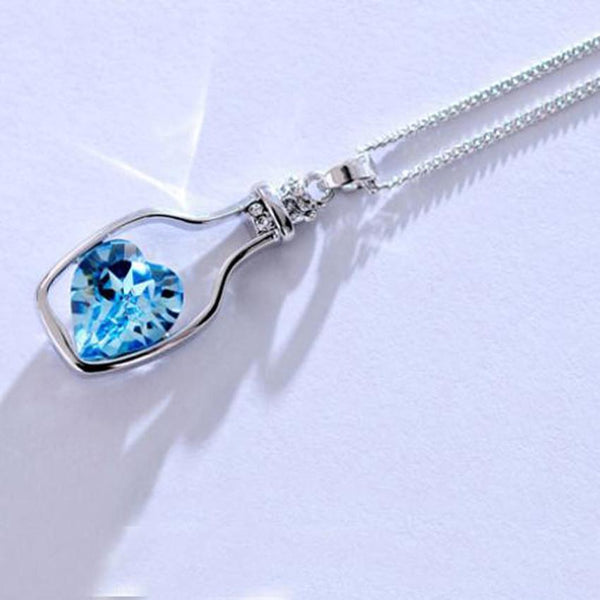 Love in a Bottle - Crystal Necklace
