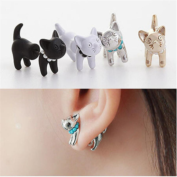 The Friggin Cutest Cat Earrings We've Ever Seen