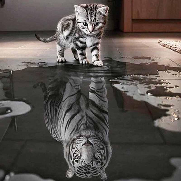 Tiger Reflection - GemPaint™ Kit