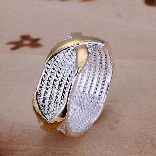 Silver Plated Wrapped Crystal Ring