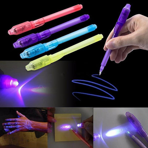 SecretTxt - 2 in 1 UV Black Light Invisible Ink Pen – Sugar & Cotton