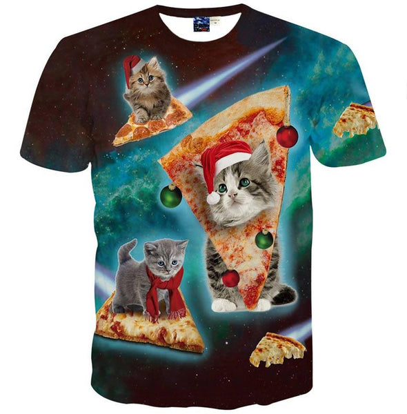 Absurdly Beautiful Cat Pizza Shirt