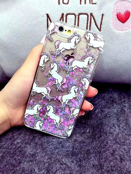 Uincorn Glitter iPhone Case