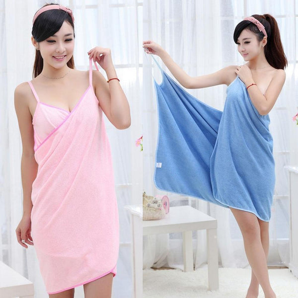 Alba - After Shower Wrap Towel Dress