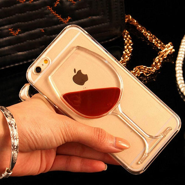 WineTime - Liquid Wine Glass Mobile Phone Cover