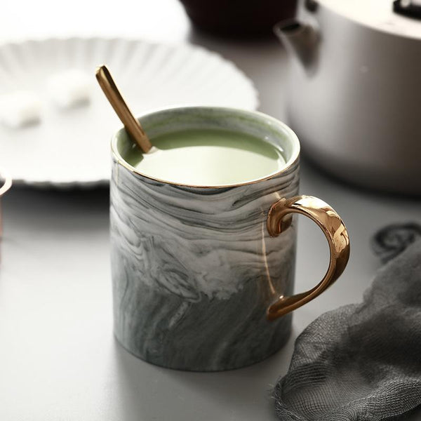 Marble Porcelain Coffee Mug