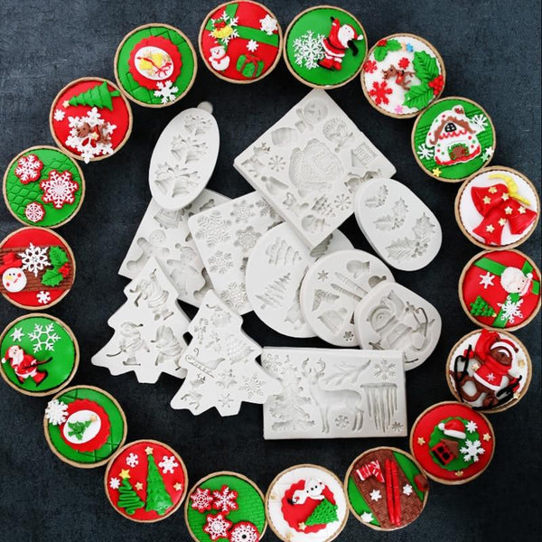 Christmas Silicone Cookie Molds – Sugar & Cotton