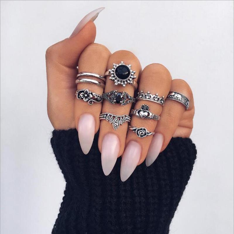 Chunky Boho Midi Ring Sets – Sugar & Cotton