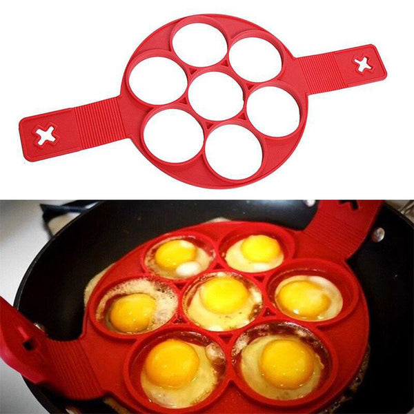Non-Stick Silicone Egg & Pancake Mold – Sugar & Cotton