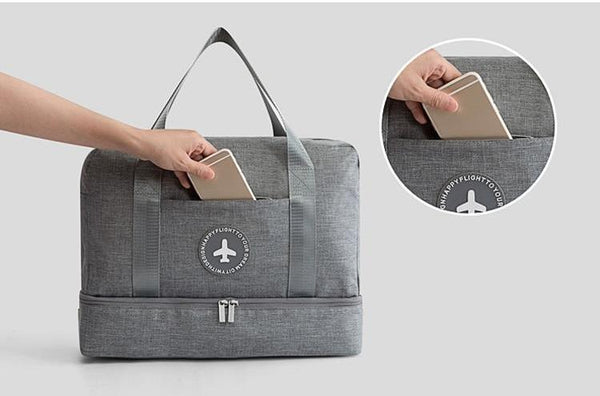 Khalo - Double Layer Travel Bag