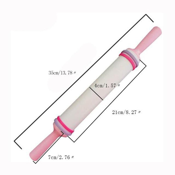 Colored 3D Pattern Rolling Pin