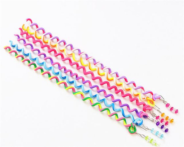 Kata - Rainbow Rolled Hair Braid Wraps