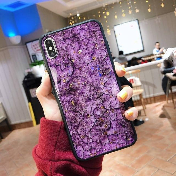 Hanna - Marble Glitter iPhone Mobile Cover