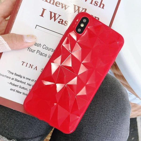 3D Diamond Shape Mobile Phone Cover