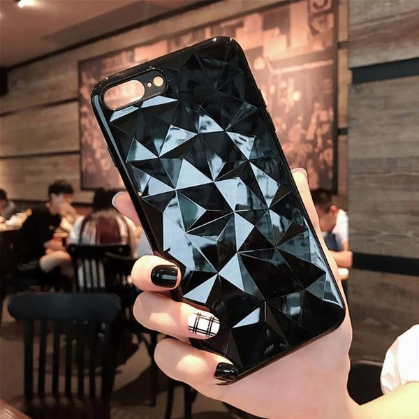 3D Diamond Shape Mobile Phone Cover