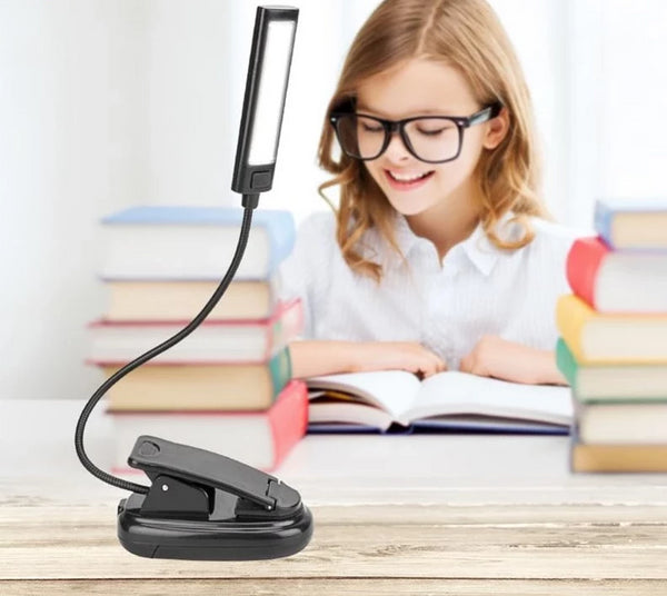 Study Buddy Light - Flexible Arms Desk Clip Lamp