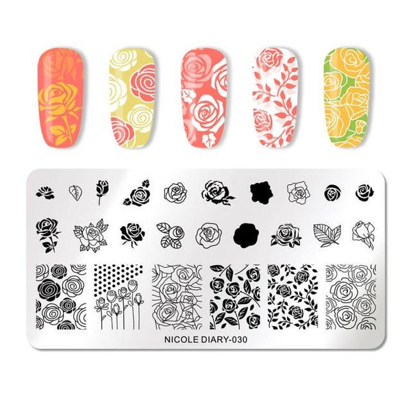 French Manicure Nail Art Stickers Stencils – VARNAIL