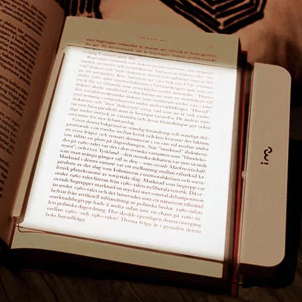 Light Fall Books Back LED Flat Panel Back Page Book Light – Sugar & Cotton